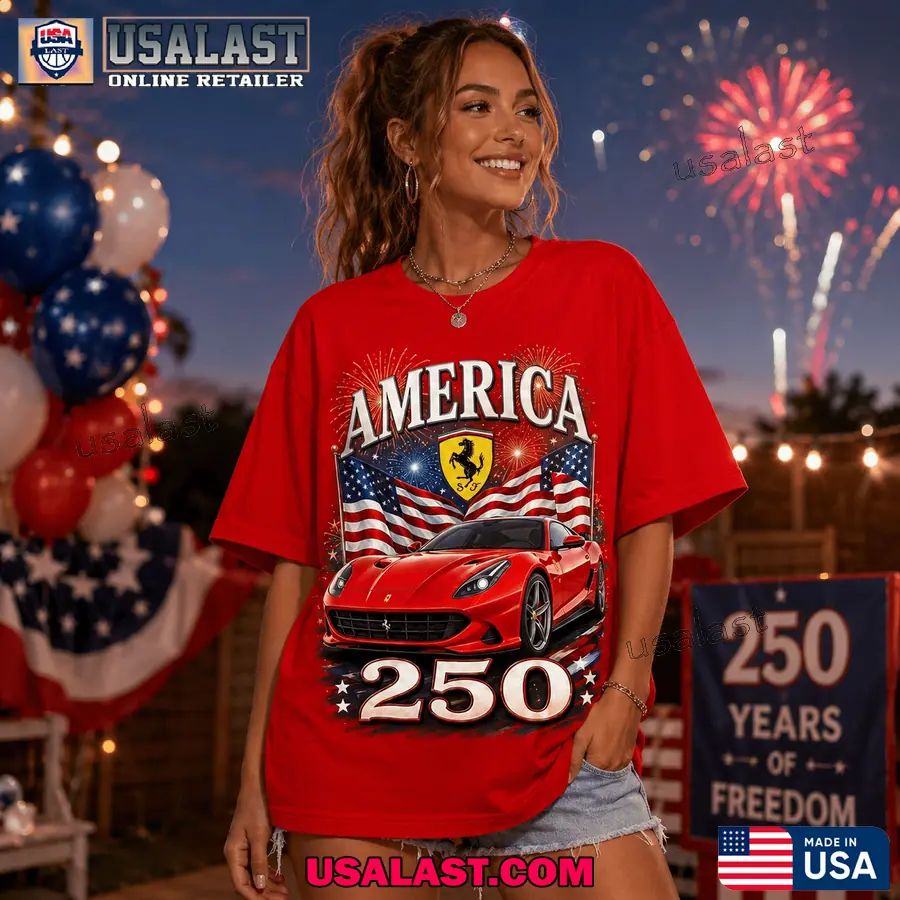 Ferrari America 250th Anniversary Casual T-Shirt