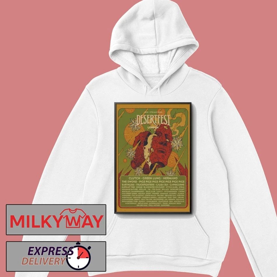 LIMITED Desertfest London Poster May 15-17 2026 Tour shirt