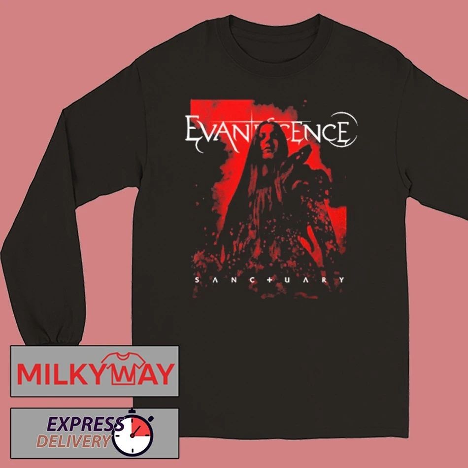 Evanescence Sanctuary Limited Edition Deep Sea Blue shirt