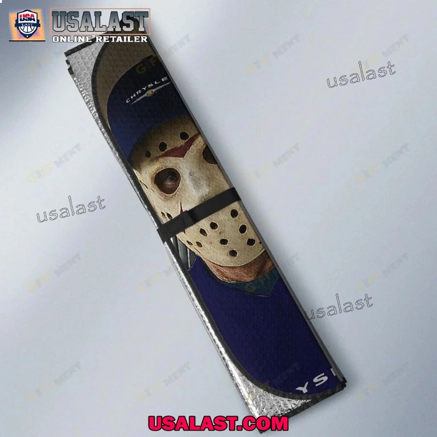 Chrysler x Horror Movie Characters Car Sunshade, Car Windshield Cover