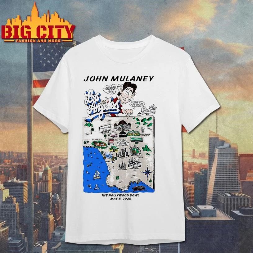 John Mulaney Los Angeles Hollywood Bowl 2026 shirt