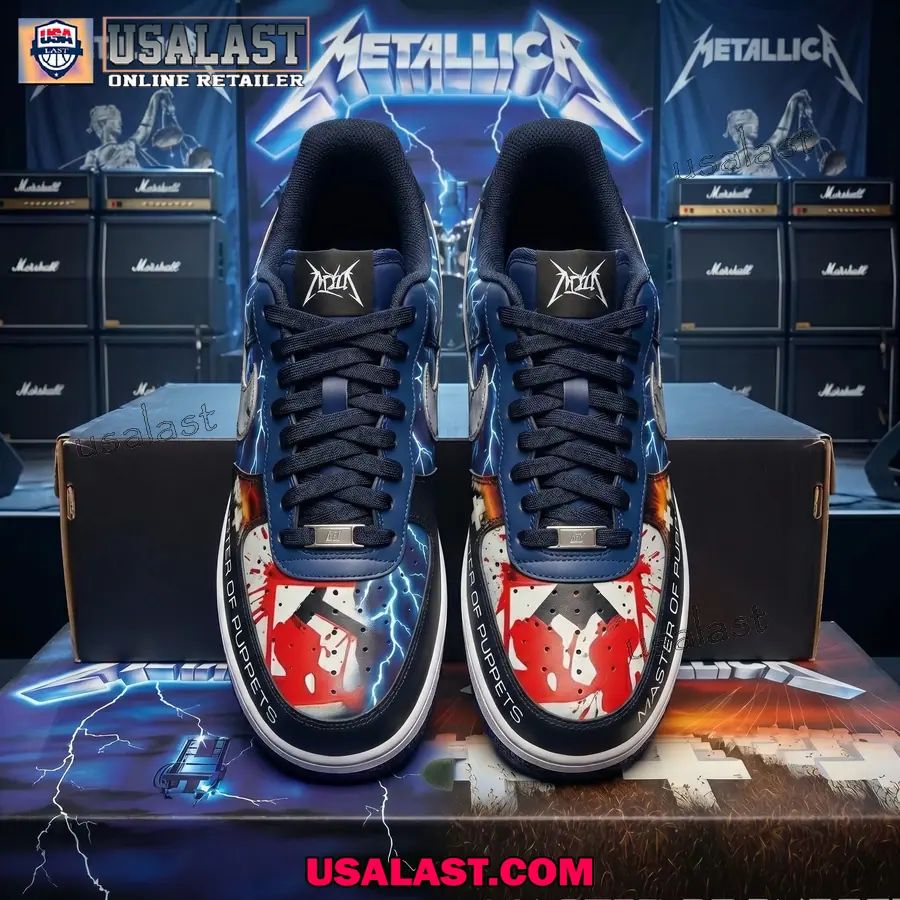 Metallica Air Force 1 Sneakers Master Of Puppets Shoes