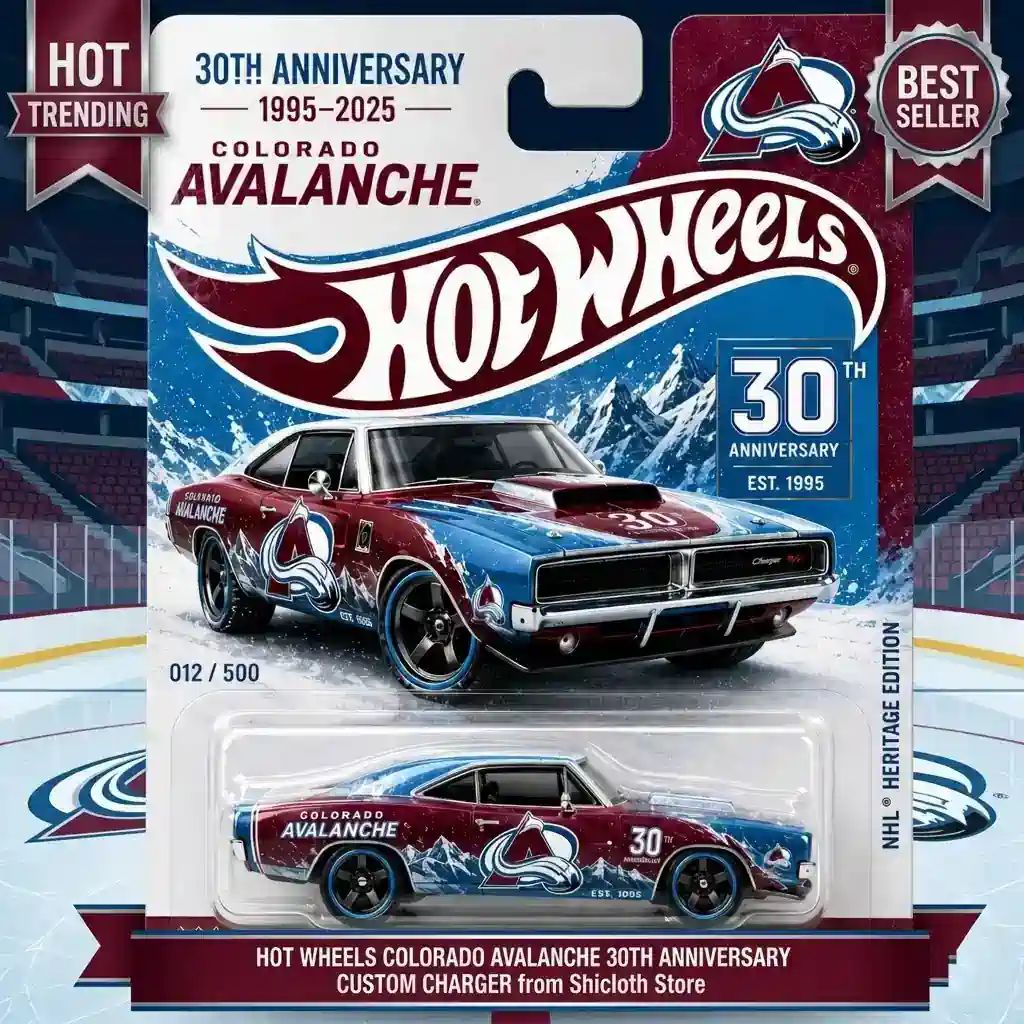 Wheels Colorado Avalanche 30th Anniversary Custom Charger