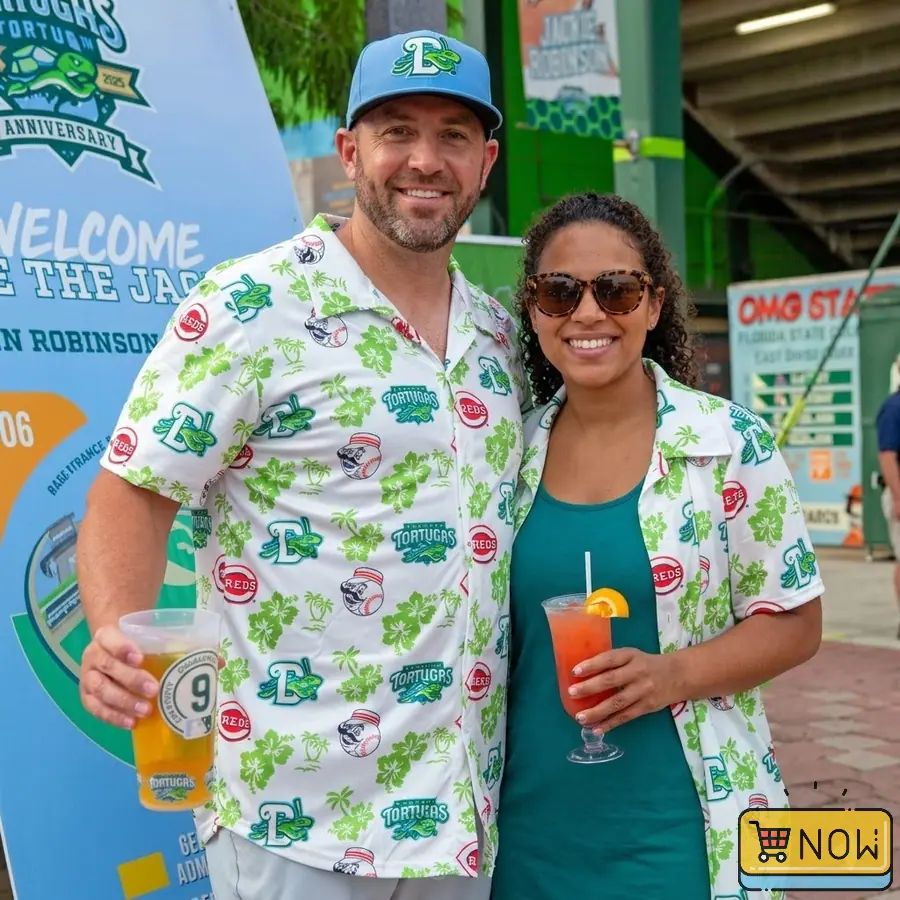 Jackie Robinson x Daytona Tortugas 2026 Hawaiian Shirt