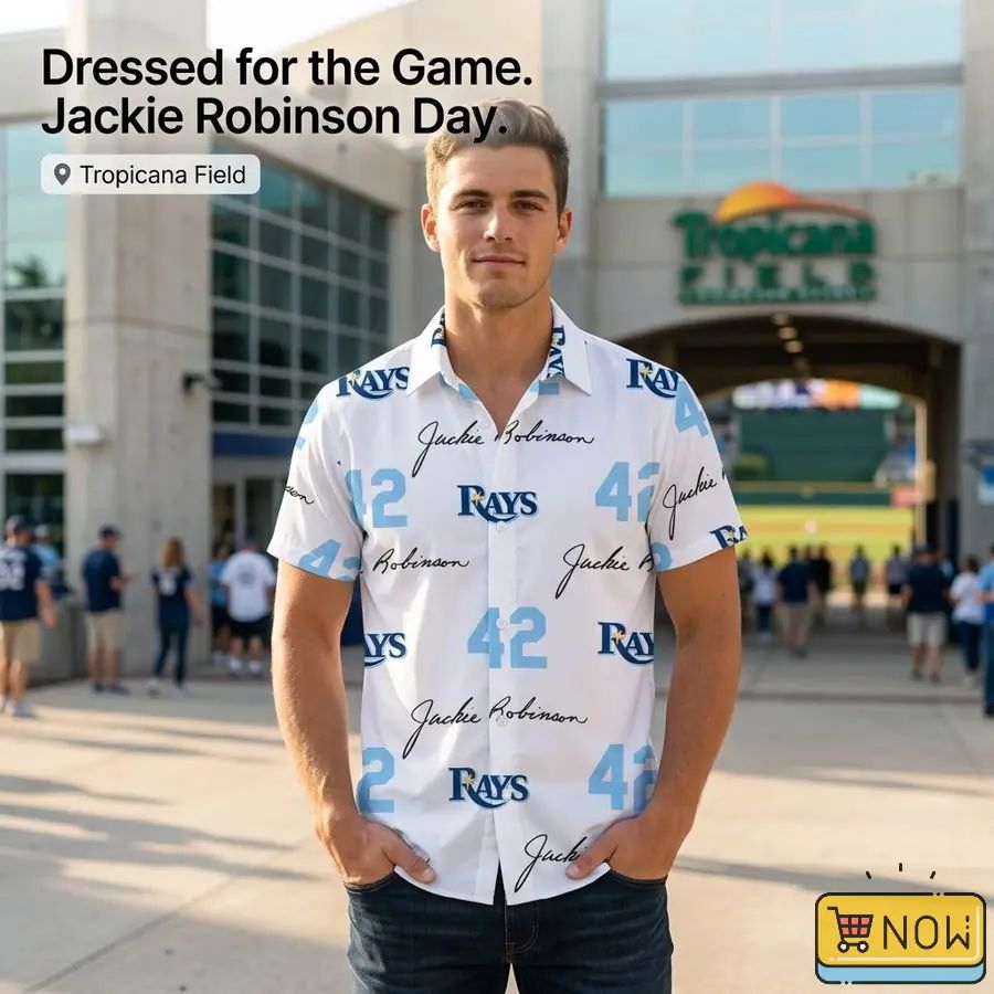 Tampa Bay Rays Jackie Robinson 2026 Hawaiian Shirt