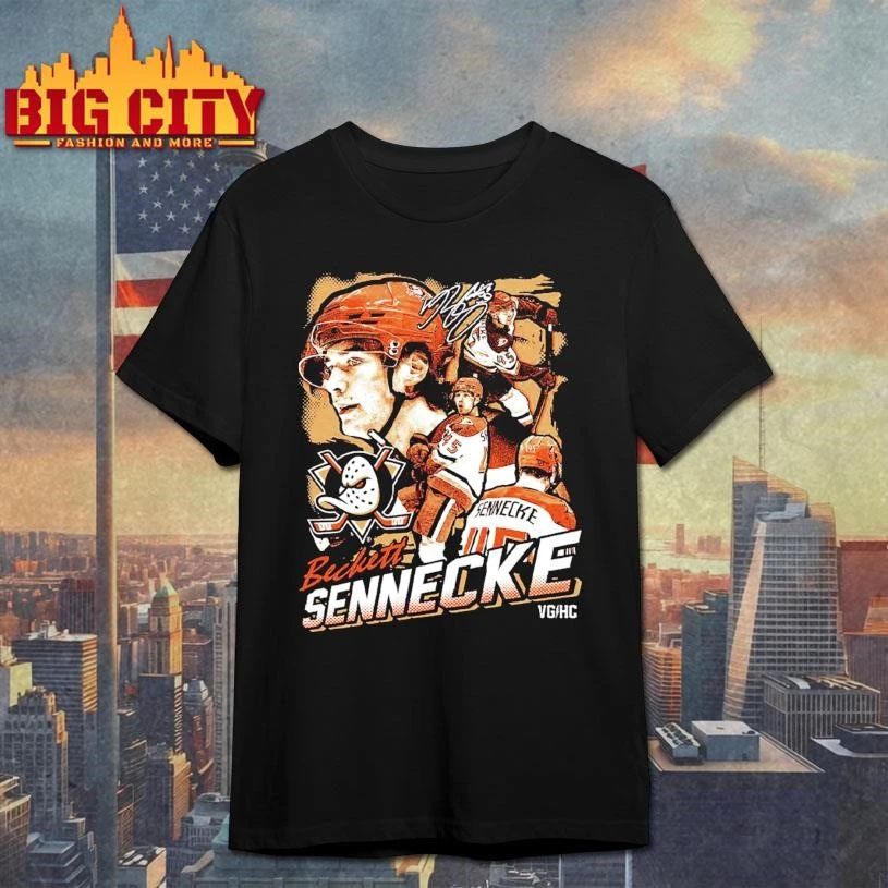 Awesome Anaheim Ducks Sennecke The Kid Collage Shirt