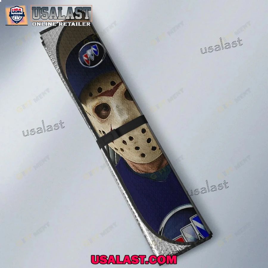 Buick x Horror Movie Characters Car Sunshade, Car Windshield Cover