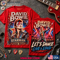 David Bowie Starman Rock Legend 3D T-Shirt