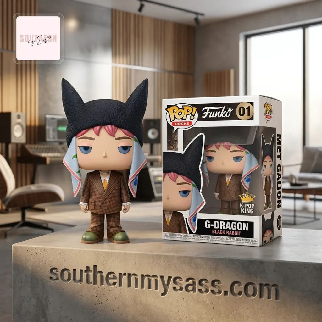 G-Dragon Black Rabbit K-Pop King Funko Pop Figure Doll