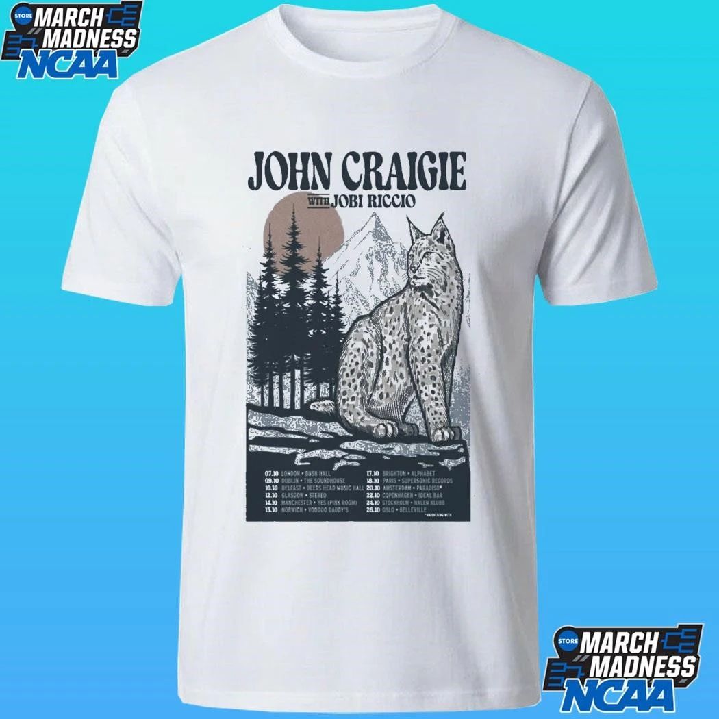 Jobi Riccio With X John Craigie Tour 2026 Shirt