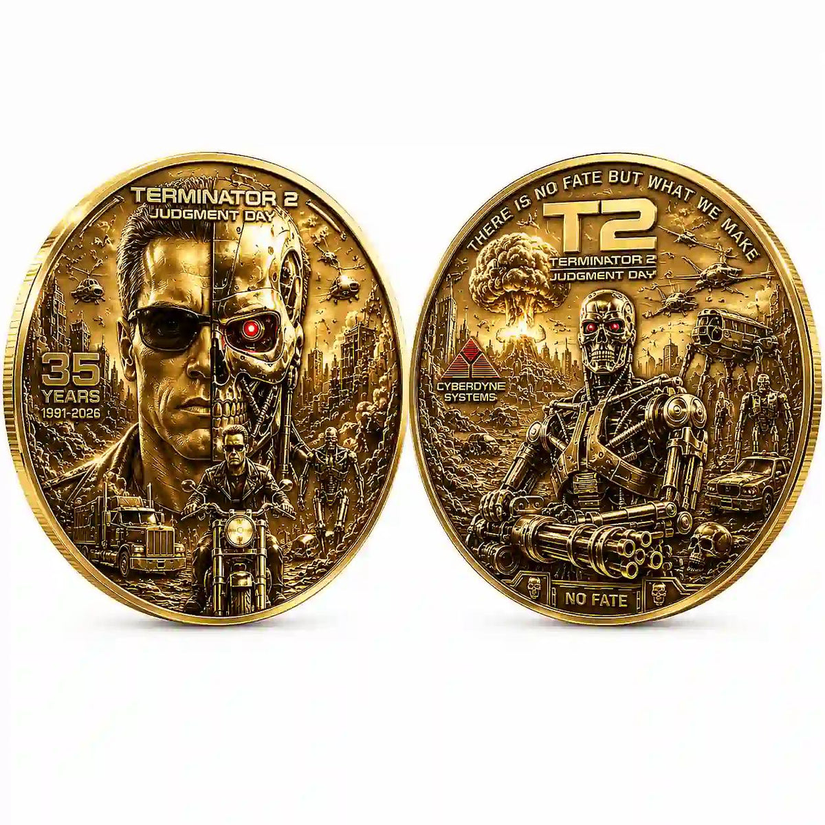 Terminator 2 Judgment Day 35th Anniversary Collector Coin Set