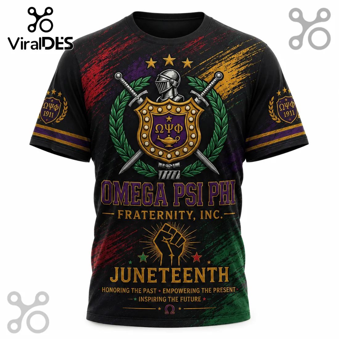 Omega Psi Phi Juneteenth Freedom Day 1865 Shirt