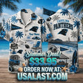 Carolina Panthers Summer Vibes Custom Hawaiian Shirt