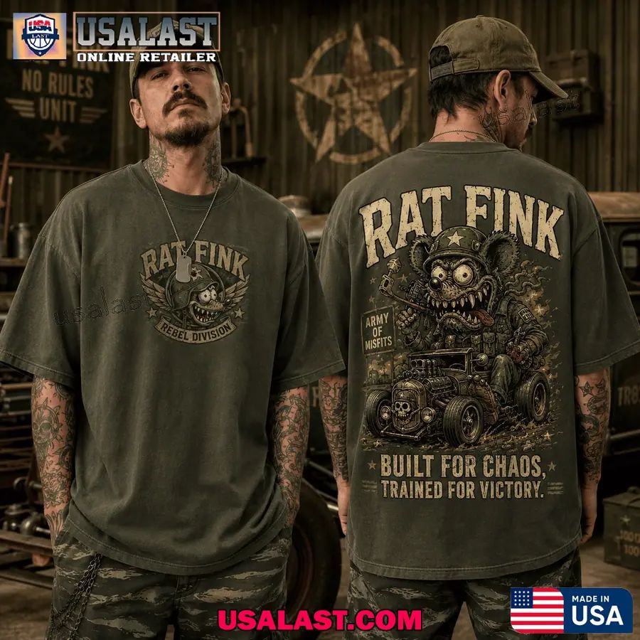 Rat Fink Army Of Misfits Classic 3D T-Shirt