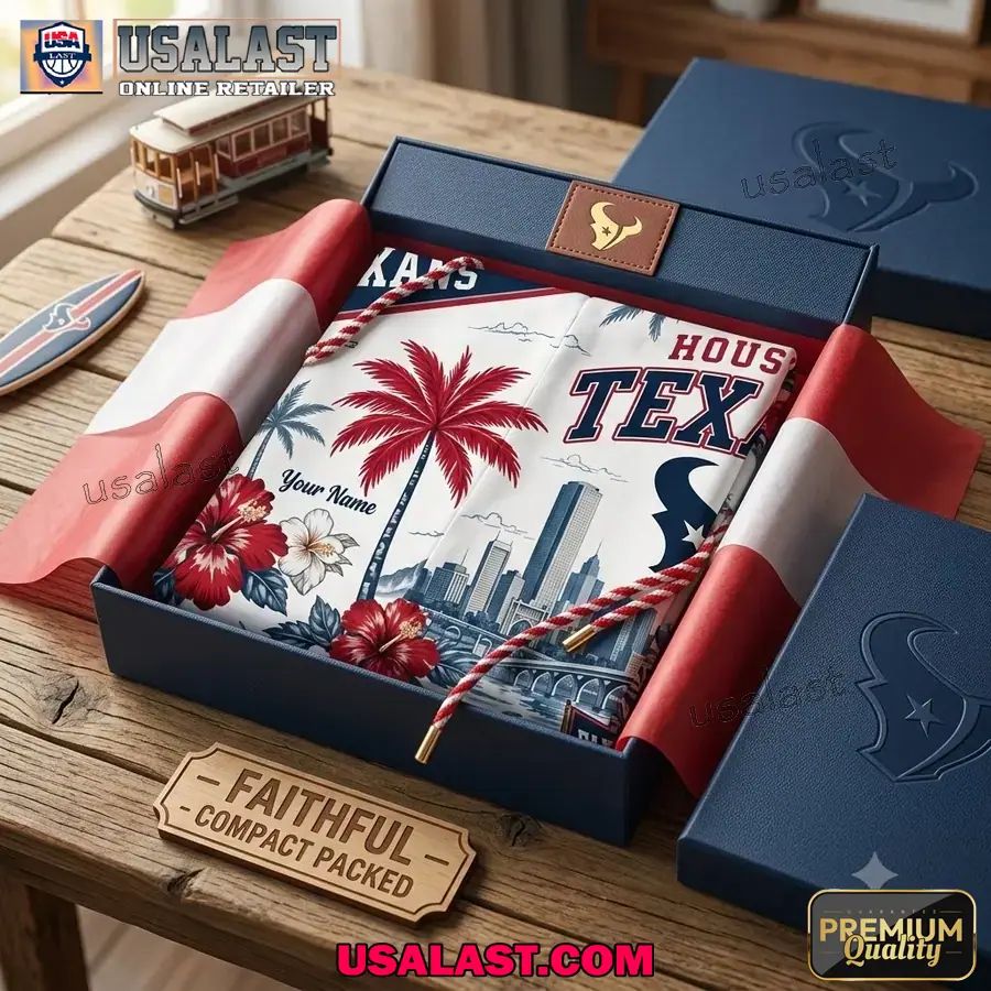 Houston Texans Summer Vibes Custom Hawaiian Shirt