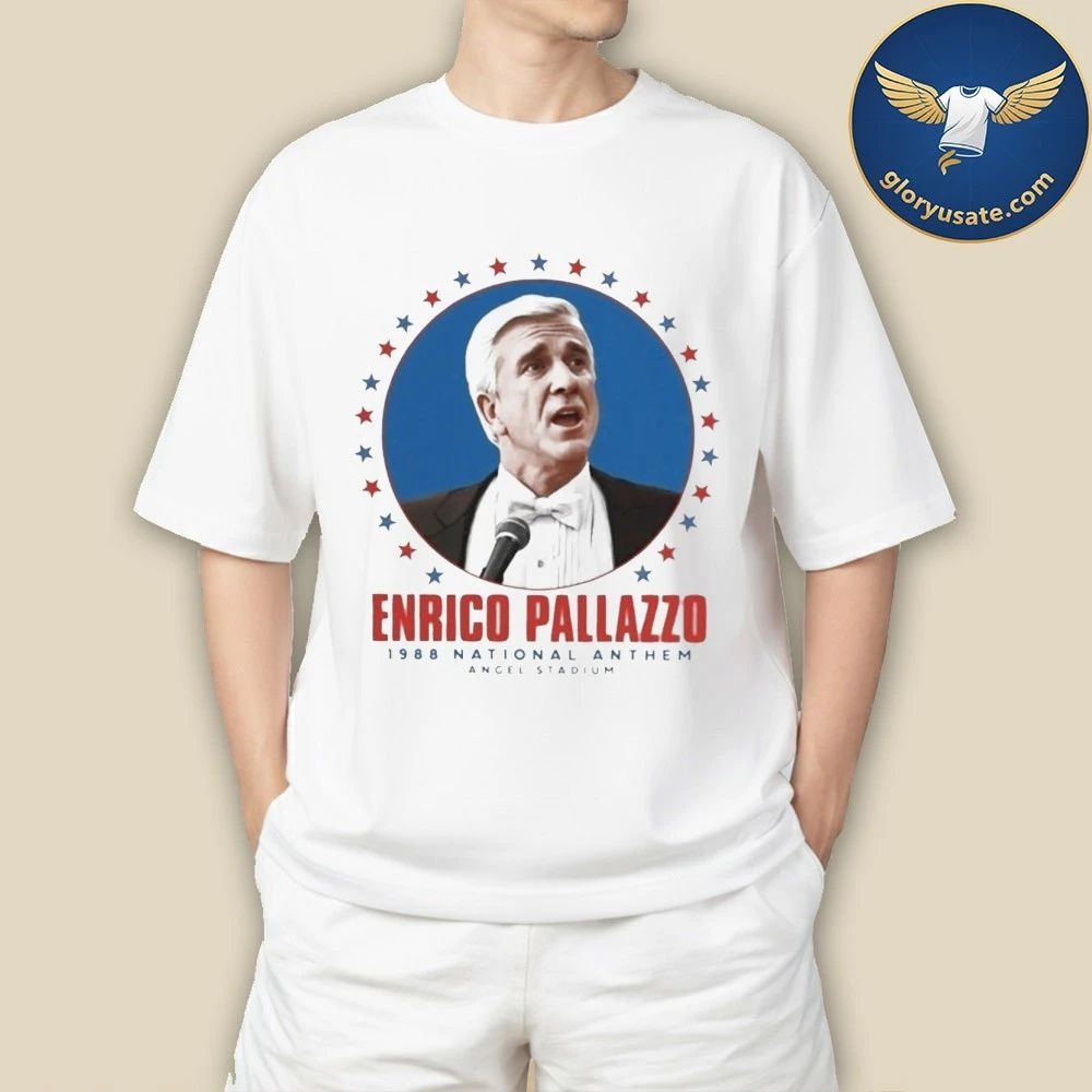 Enrico Pallazzo 1988 National Anthem Naked Gun Shirt