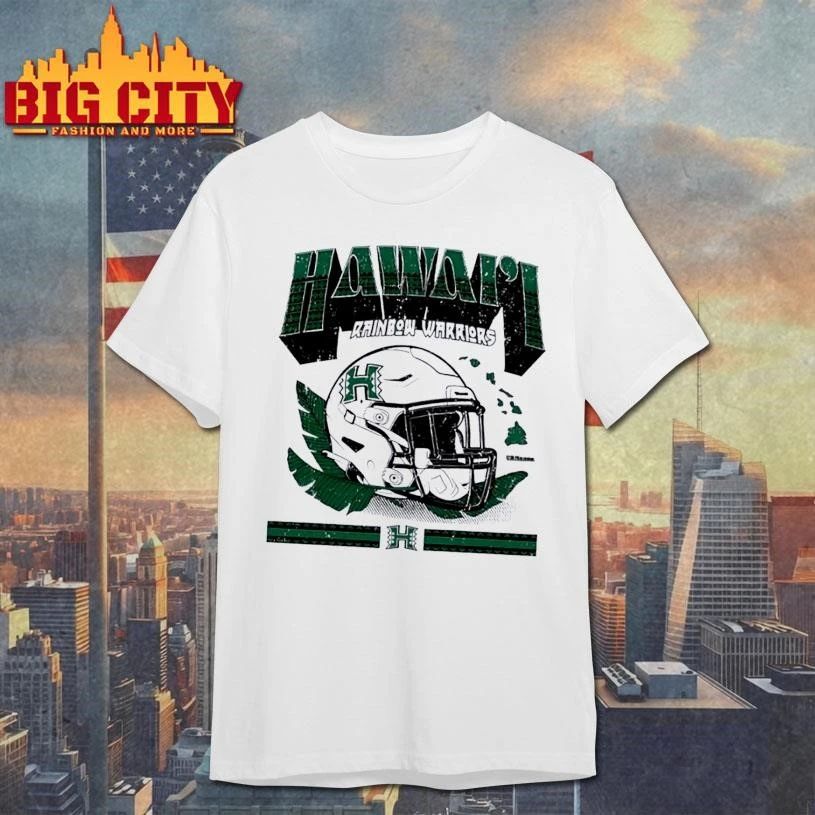 NCAA Football Hawaii Rainbow Warriors Vintage Helmet shirt