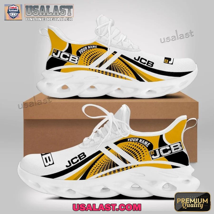 JCB Tractor Personalized Max Soul Shoes