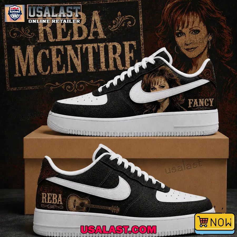 Reba McEntire Fancy Air Force 1 Sneaker Shoes