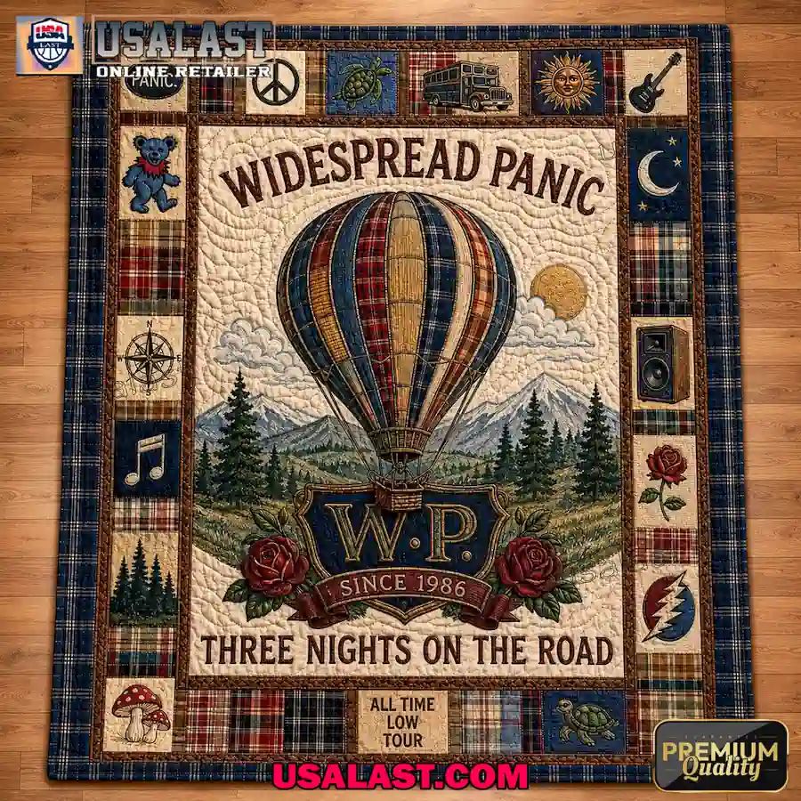 Widespread Panic Three Nights On The Road Quilt Blanket