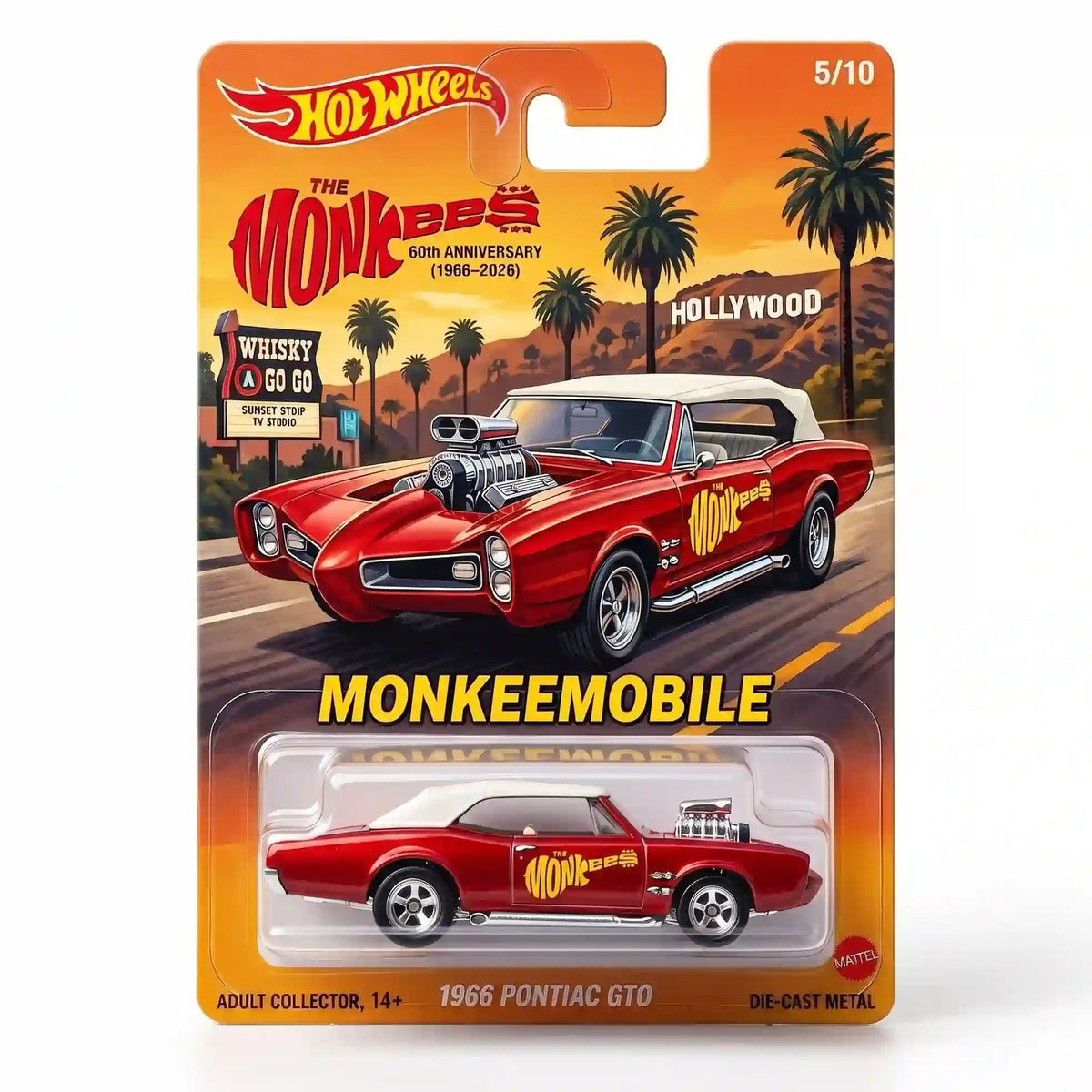 Wheels The Monkees 60th Anniversary Monkeemobile Collector Edition