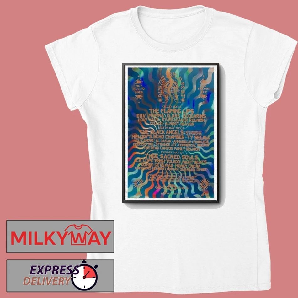 LIMITED May 8-10 2026 The Far Out Lounge Poster Holy Wave shirt