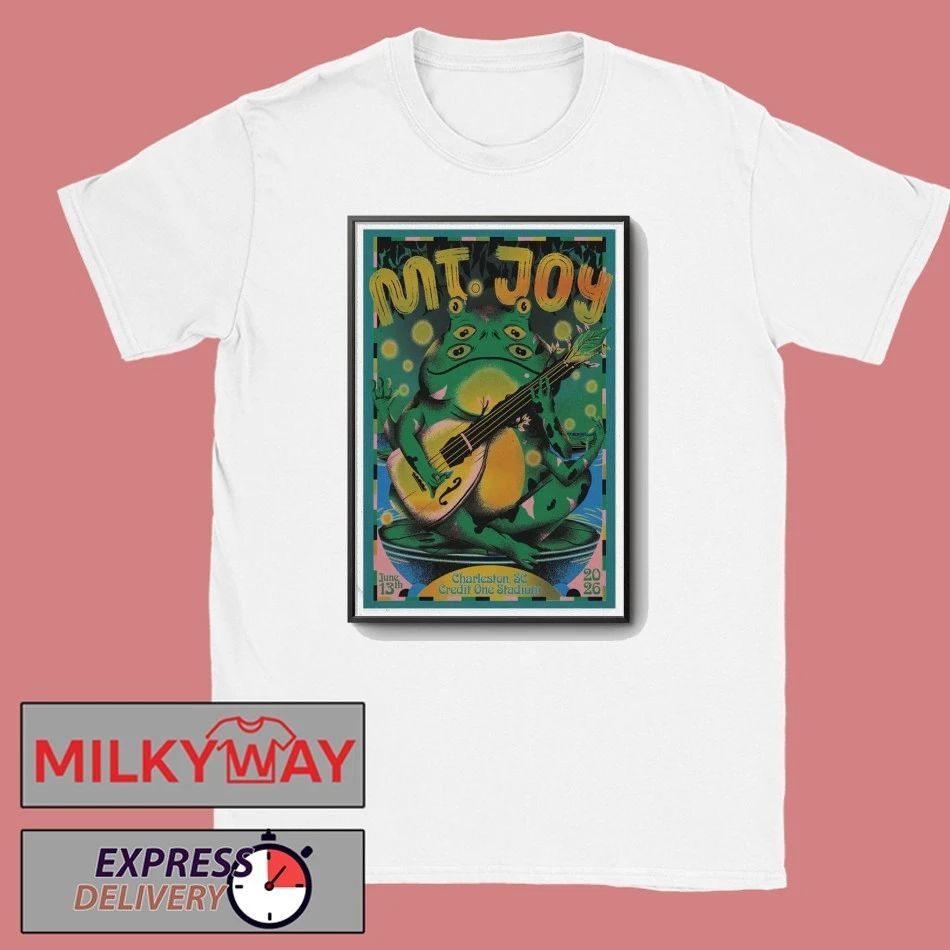 MT. Joy Jun 13 2026 Credit One Stadium in Charleston SC Poster shirt