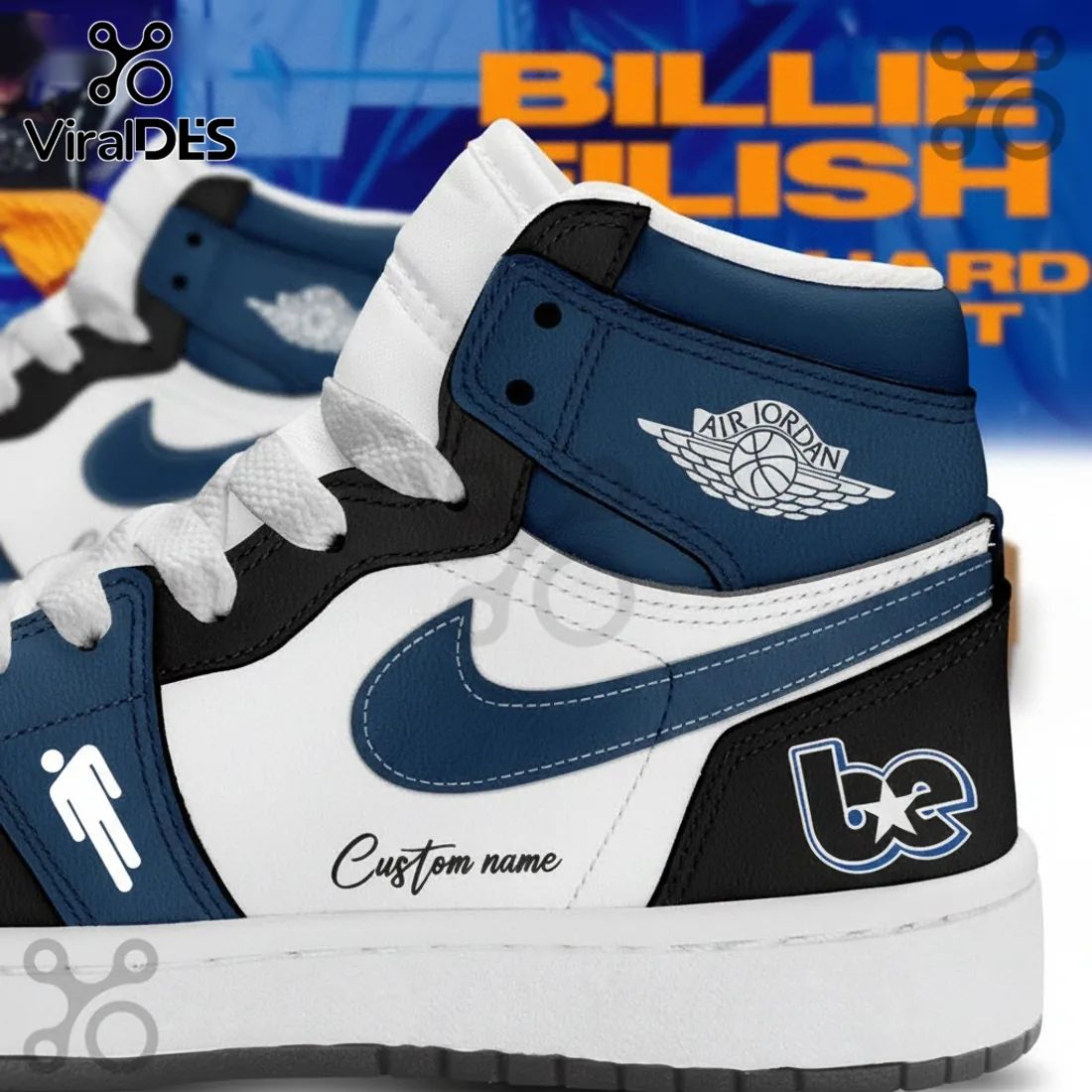 Billie Eilish Custom Hit Me Hard & Soft Tour High-Top Sneakers