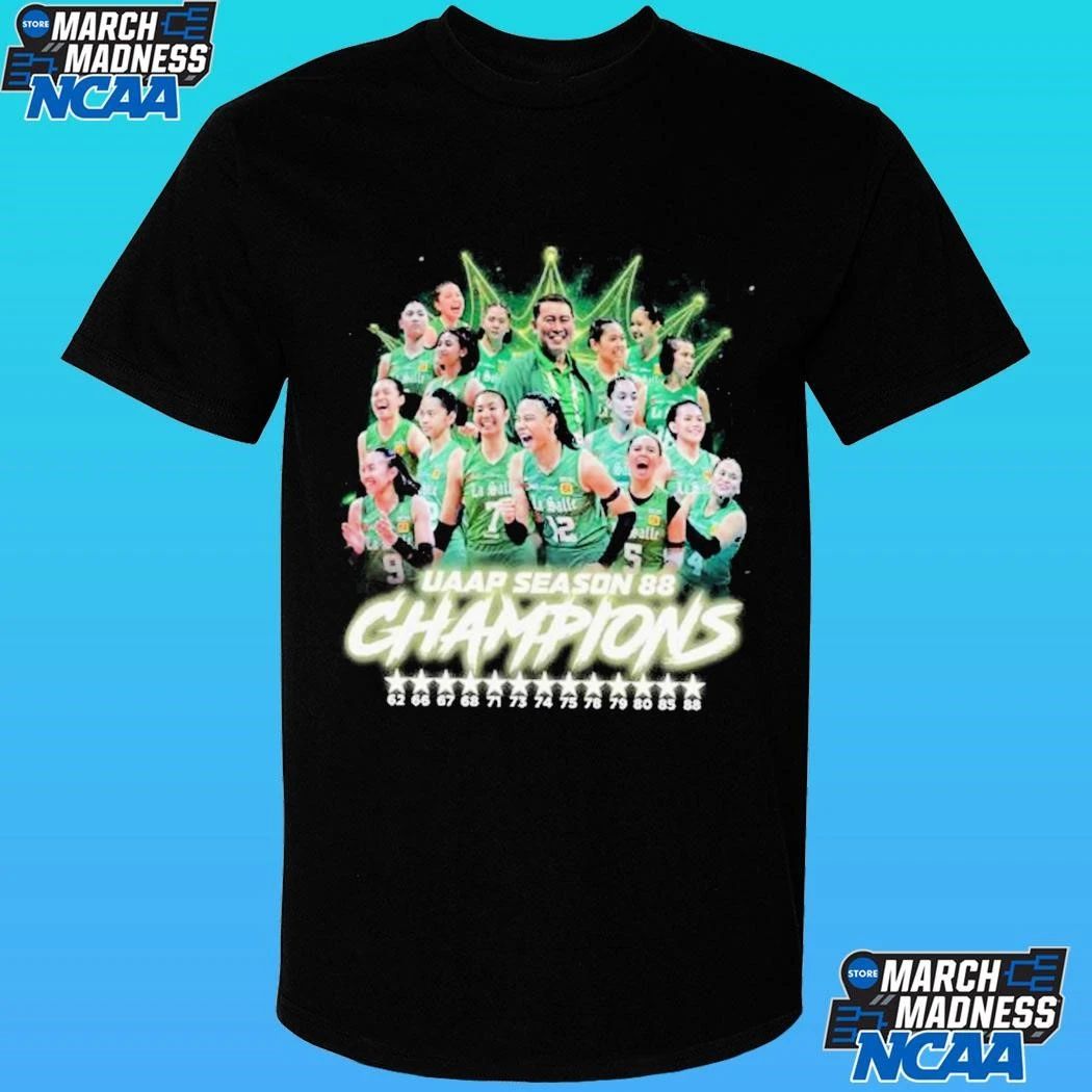 Dlsu De La Salle University Lady Spikers Champion 2026 Uaap Season 88 Women’s Volleyball Shirt