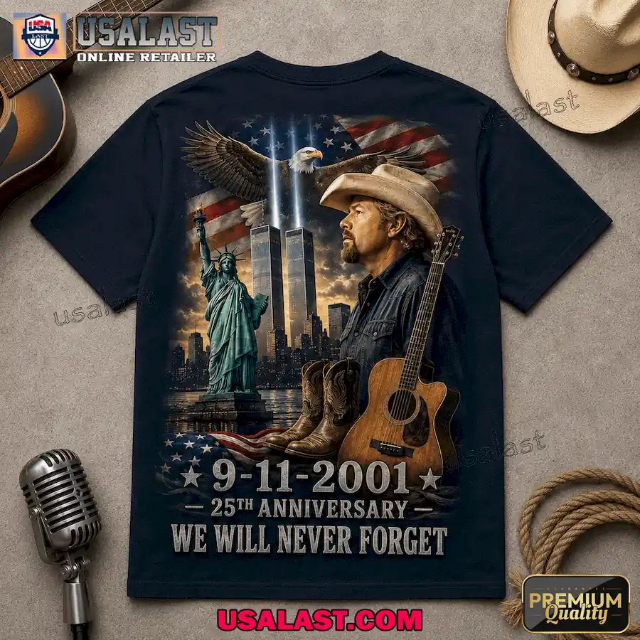 Toby Keith 9/11 Memorial 25th Anniversary 3D Shirt