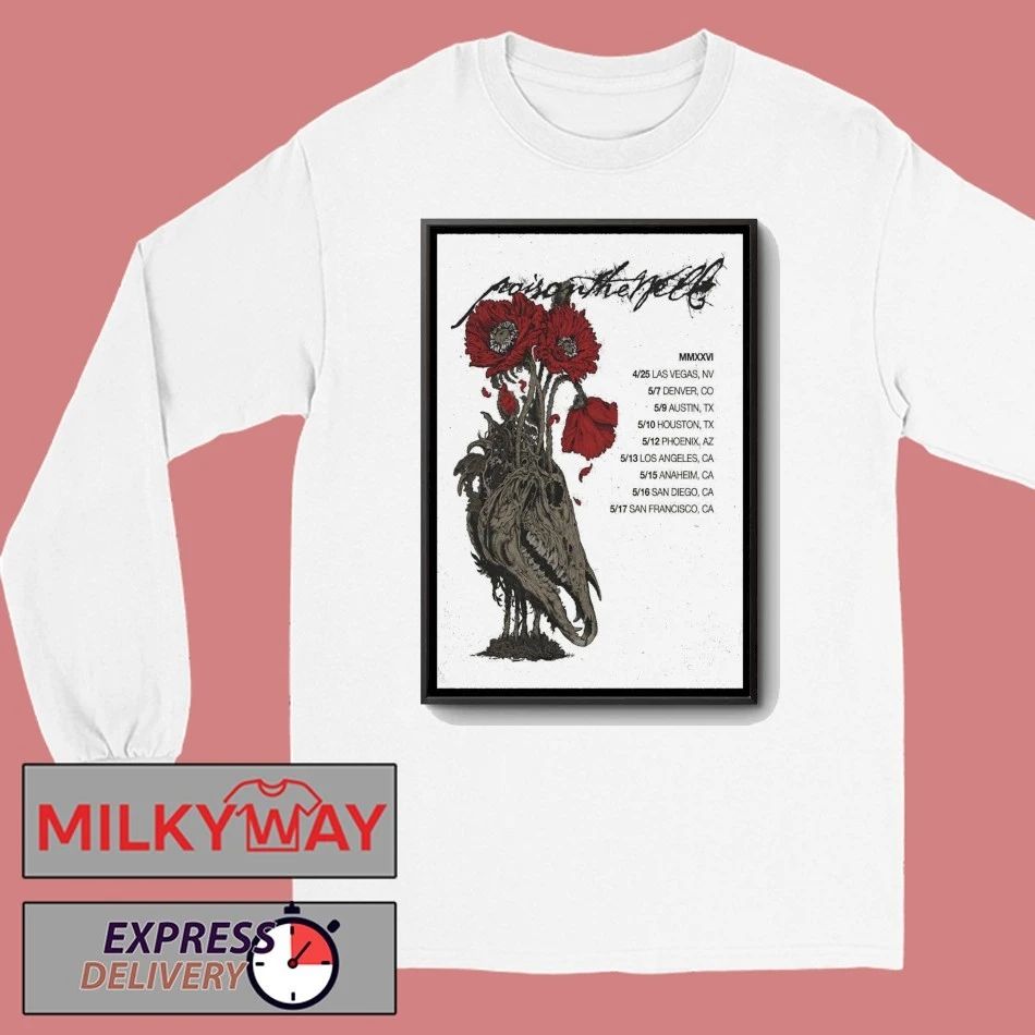 Poison The Well Peace In Place Tour 2026 Poster shirt