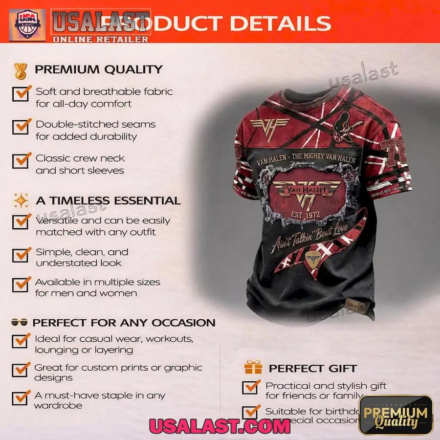 Van Halen All Over Printed T-Shirt
