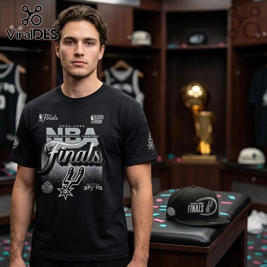 San Antonio Spurs 2026 NBA Finals Western Conference Champions Shirt