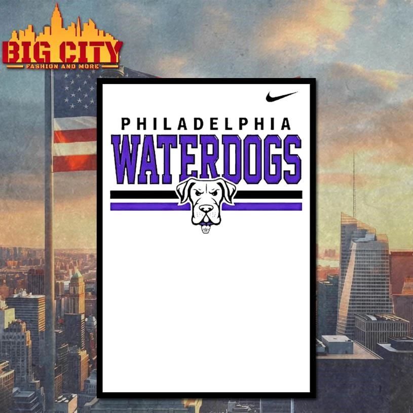 Premium Philadelphia Waterdogs Lacrosse Stripe Shirt
