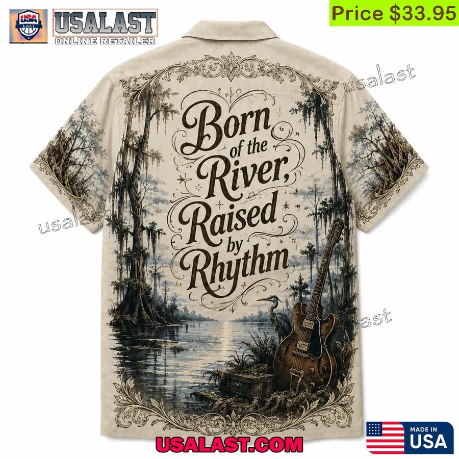 Creedence Clearwater Revival Born of the River Raised By Rhythm Hawaiian Shirt