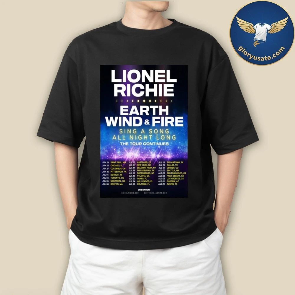 Lionel Richie The Tour 2026 Poster Shirt