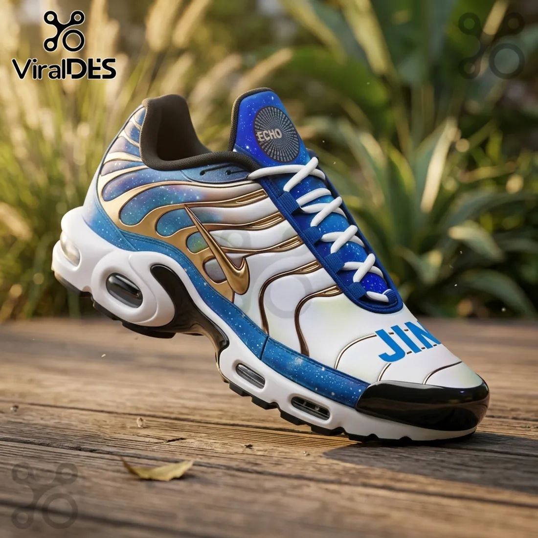 Jin BTS Galaxy Blue Air Max Plus Sneakers