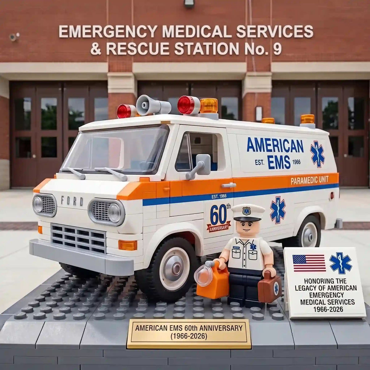 EMS 60th Anniversary Collector Building Brick Edition