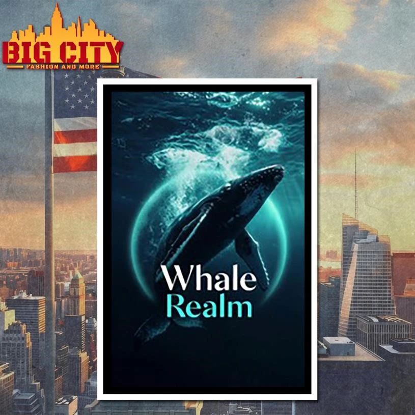 Whale realm cinematic animal art shirt