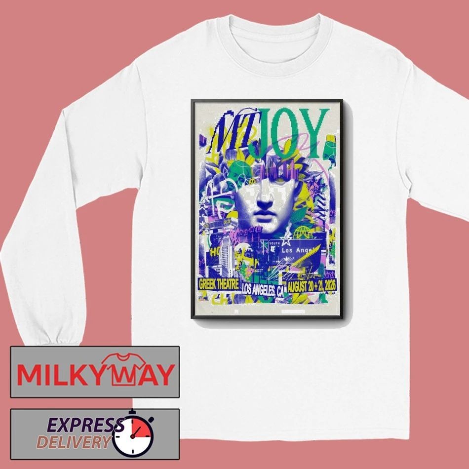 MT. Joy Los Angeles 8 20-8 21 2026 Poster shirt