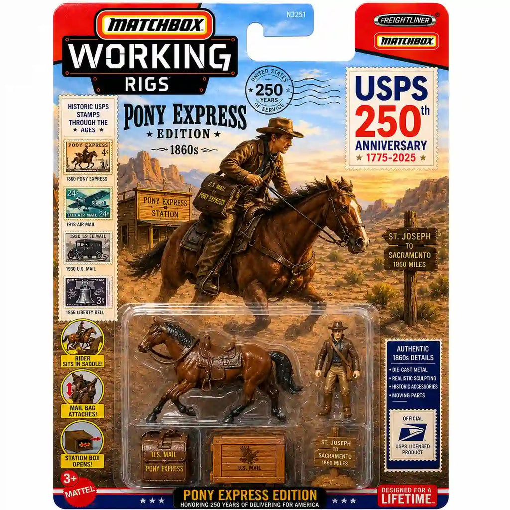 Wheels Matchbox Working Rigs USPS 250th Anniversary Edition