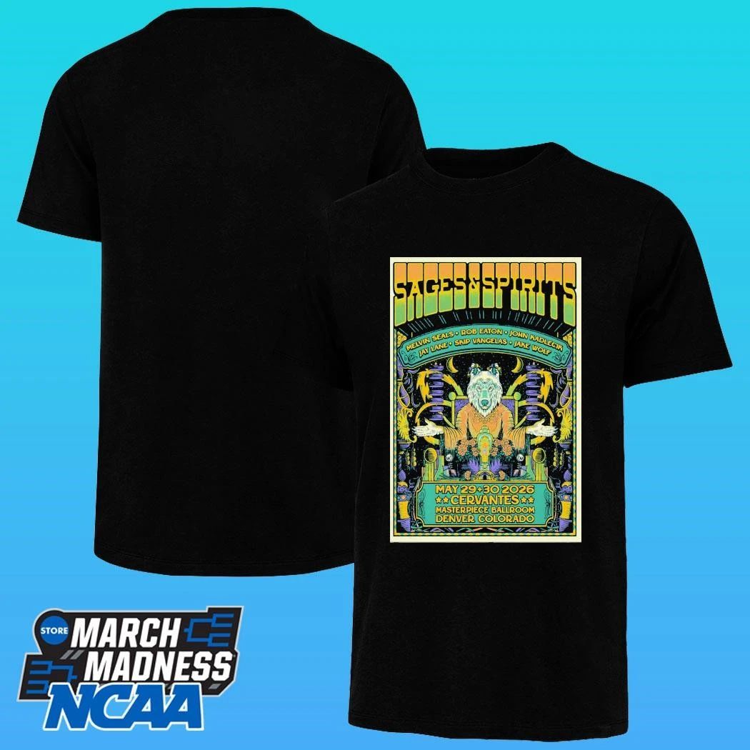 Sages And Spirits At Cervantes’ Masterpiece Ballroom On May 29-30 2026 Poster Shirt