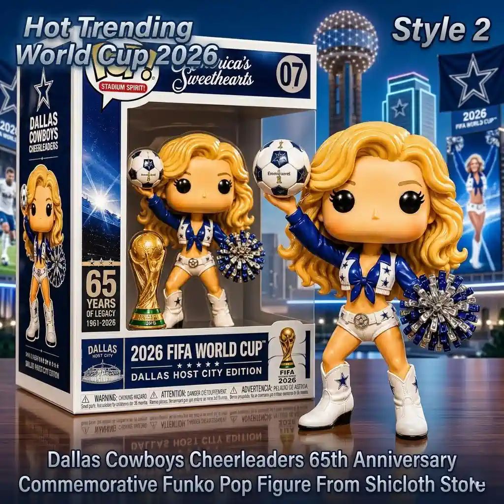 Dallas Cowboys Cheerleaders 65th Anniversary Commemorative Funko Pop! Figure