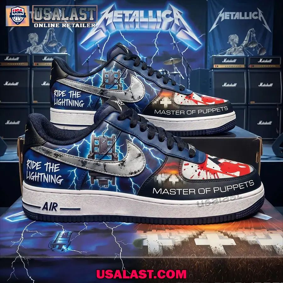 Metallica Air Force 1 Sneakers Master Of Puppets Shoes