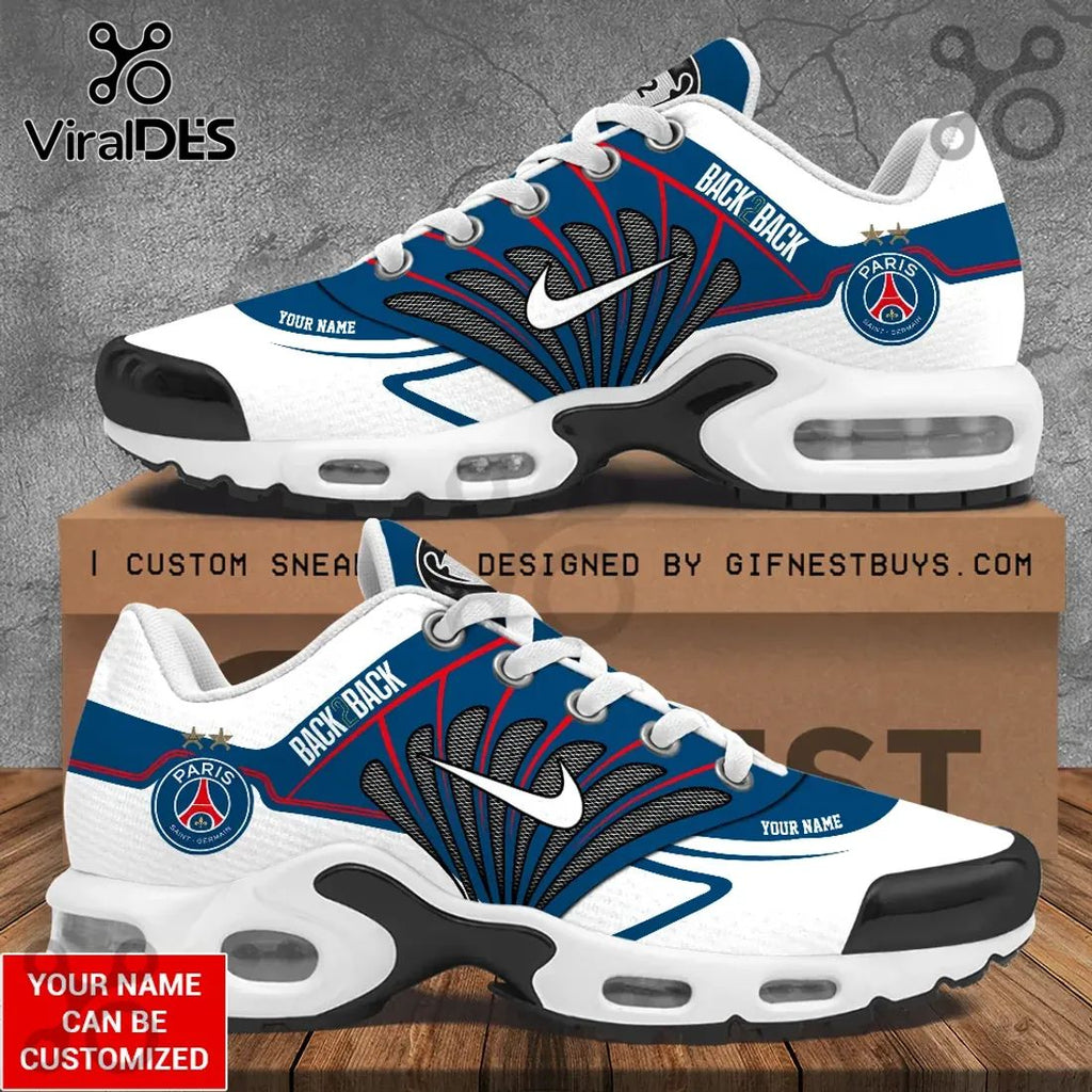 Paris Saint-Germain Back 2 Back Champions Custom Name Air Max Plus