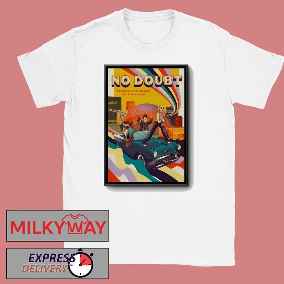 No Doubt Las Vegas NV May 6-9 2026 Poster shirt