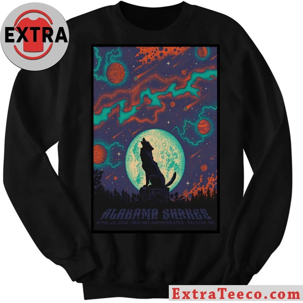 Alabama Shakes At Red Hat Amphitheater On April 25 2026 Poster Shirt