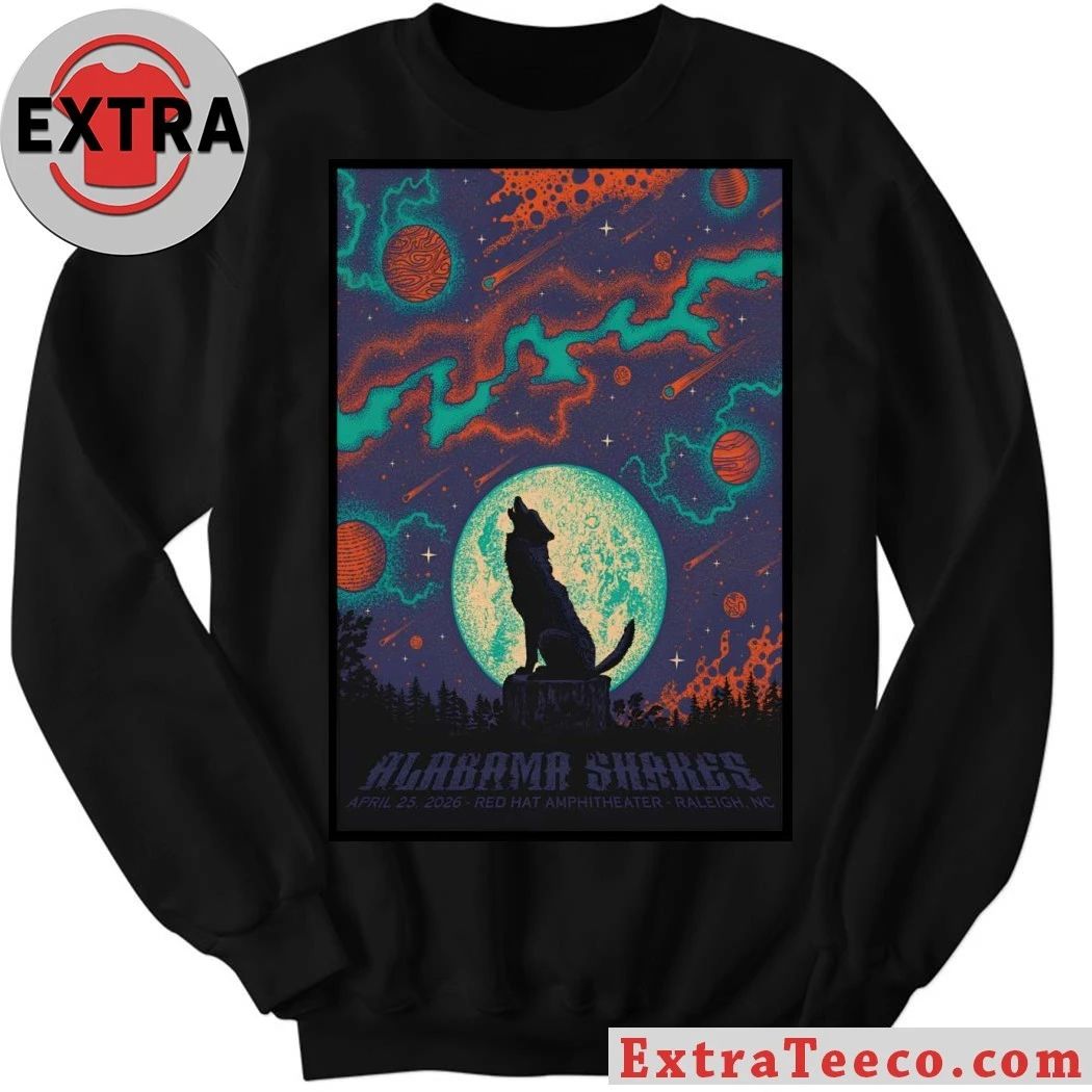 Alabama Shakes At Red Hat Amphitheater On April 25 2026 Poster Shirt