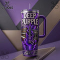 Deep Purple Rock Band Purple 40oz Stanley Tumbler