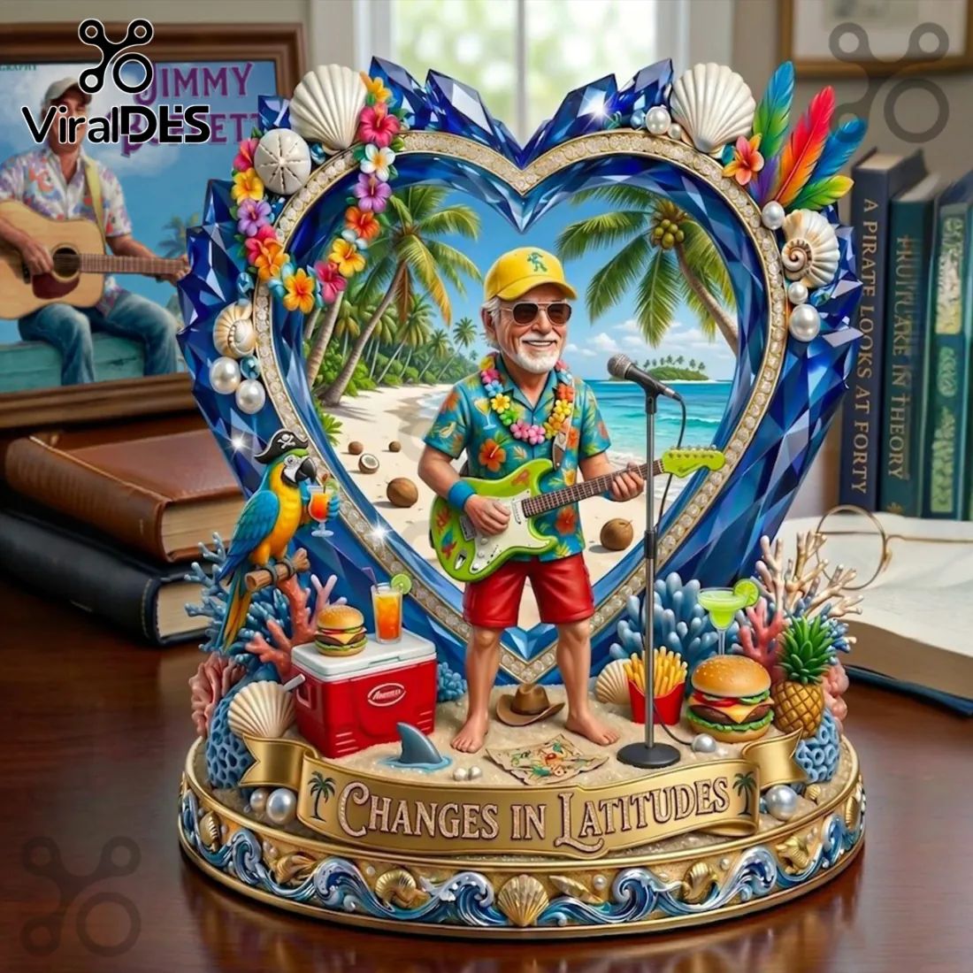 Jimmy Buffett Tropical Beach Concert Acrylic Plaque